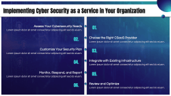 Cybersecurity as a Service (CSaaS) PPT Slide 6
