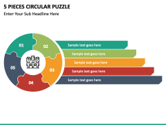 5 Pieces Circular Puzzle Free Slide 2