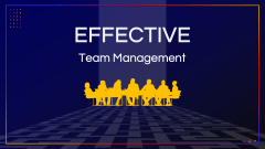 Effective Team Management PPT Slide 1