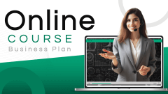 Online Course Business Plan PPT Slide 1