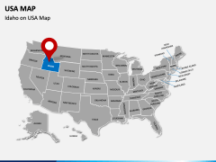 Idaho Map PPT Slide 4