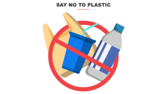 Say No to Plastic PPT Slide 2