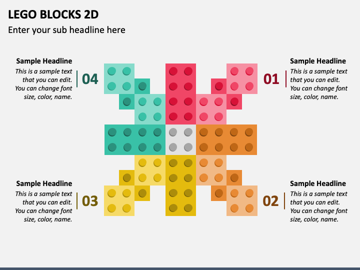 Lego Blocks 2d PPT Slide 1