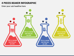 4 Pieces Beaker Infographic PPT Slide 2