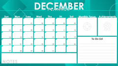 December Planner PPT Slide 1