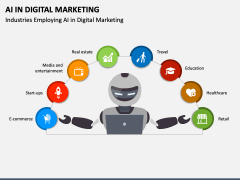 AI in Digital Marketing PPT Slide 1