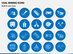 Coal Mining Icons PowerPoint Slide 2