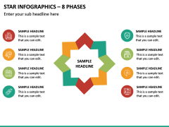 Star Infographics – 8 Phases PPT Slide 2