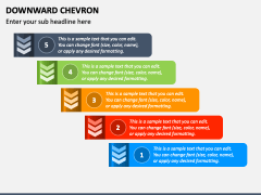 Downward Chevron for PowerPoint and Google Slides - PPT Slides