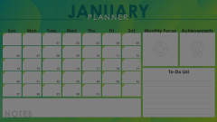 January Planner Animated Presentation - SketchBubble