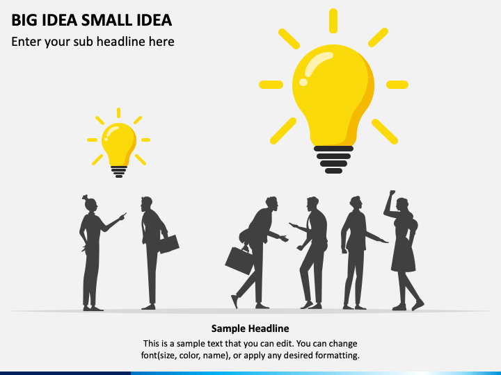 Big Idea Small Idea PPT Slide 1