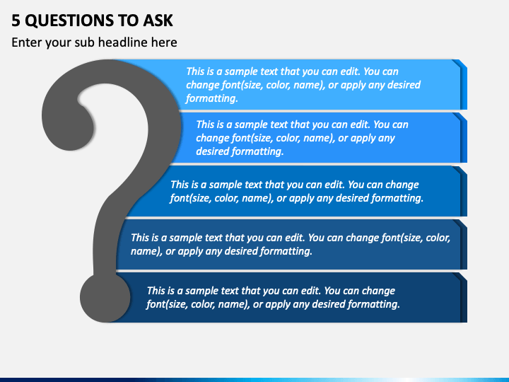 5 Questions to Ask PPT Slide 1