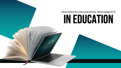 ICT in Education PPT Slide 1