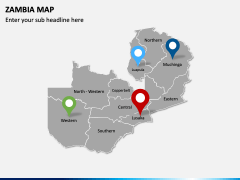 Zambia Map PPT Slide 2
