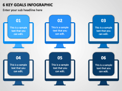 6 Key Goals Infographic PPT Slide 1