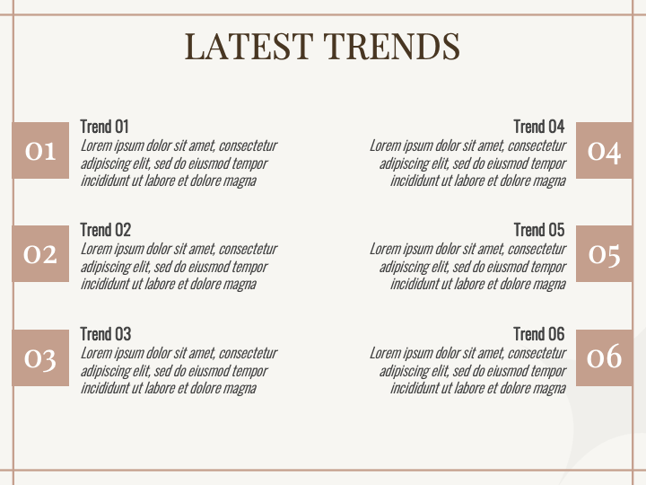 Fashion Brand Pitch Deck for PowerPoint and Google Slides PPT Slides