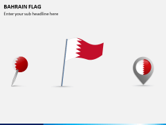 Bahrain Flag PPT Slide 1