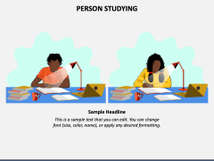 Person Studying PPT Slide 2