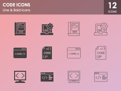 Code Icons for PowerPoint and Google Slides - PPT Slides