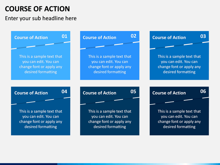 Course of Action PowerPoint and Google Slides Template PPT Slides