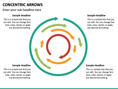 Concentric Arrows PPT Slide 4