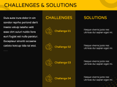 Yellow and Black Presentation Theme PPT Slide 7