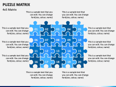 Puzzle Matrix PPT Slide 7