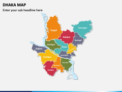Dhaka Map PPT Slide 3