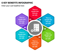 6 Key Benefits Infographic PPT Slide 2