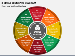 8 Circle Segments Diagram PPT Slide 2