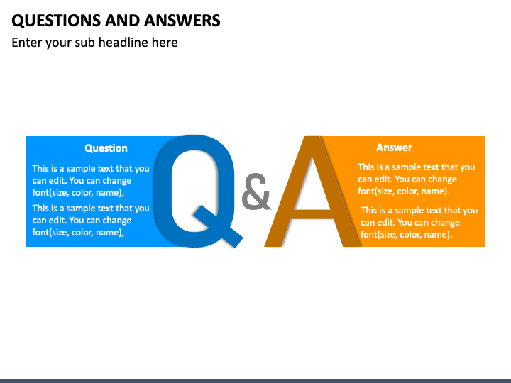 Questions and Answers PPT Slide 1