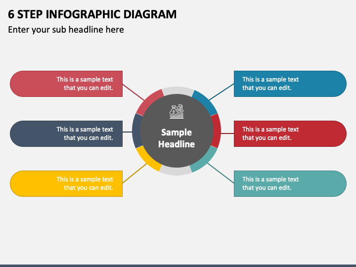 6 Step Infographic Diagram PowerPoint Presentation Slides - PPT Template