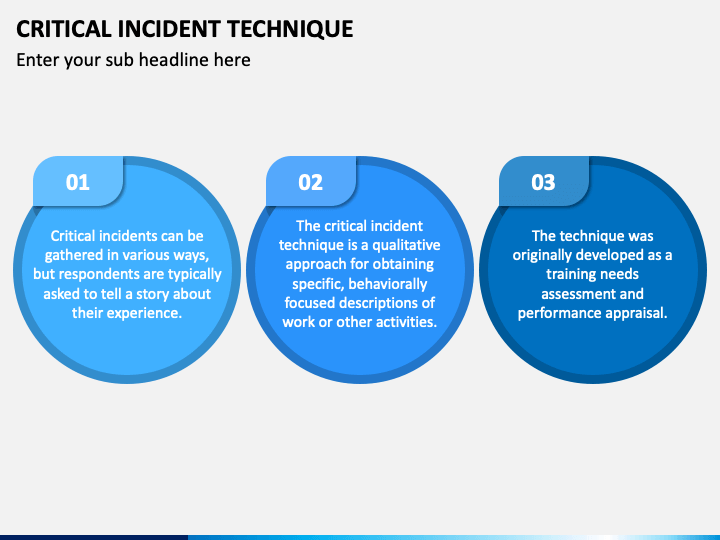 critical incident technique in education definition