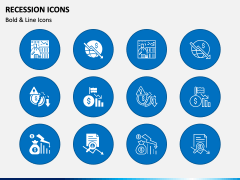 Recession Icons for PowerPoint and Google Slides - PPT Slides