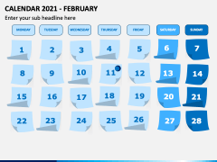 Calendar 2021 PPT Slide 2