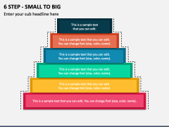 6 Step - Small to Big PPT Slide 2