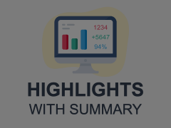 Highlights with Summary Animated Presentation - SketchBubble
