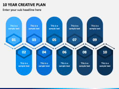 10 Year Creative Plan PPT Slide 2