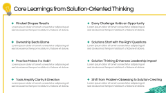 Solution-Oriented Thinking PPT Slide 11