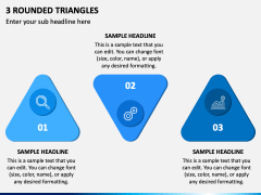 3 Rounded Triangles PPT Slide 2