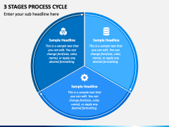 3 Stages Process Cycle PPT Slide 2