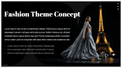 Paris Fashion Show Theme PPT Slide 3