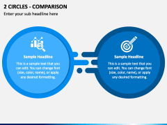 2 Circles - Comparison PPT Slide 2