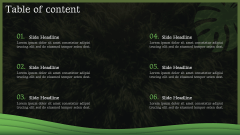 Green Ground Background Theme PPT Slide 2