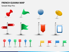 French Guiana Map PPT Slide 7