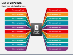 List of 20 Points PPT Slide 2