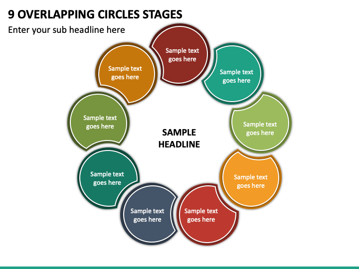 Free 9 Overlapping Circles Stages For PowerPoint And Google Slides ...