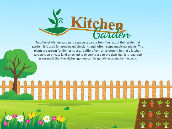 Kitchen Garden PPT Slide 1