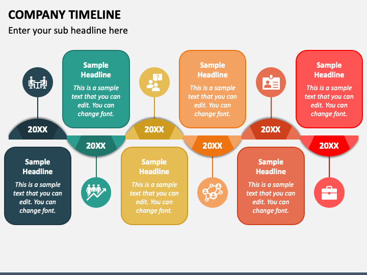 Company Timeline PPT Slide 1