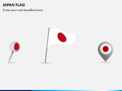 Japan Flag PPT Slide 1